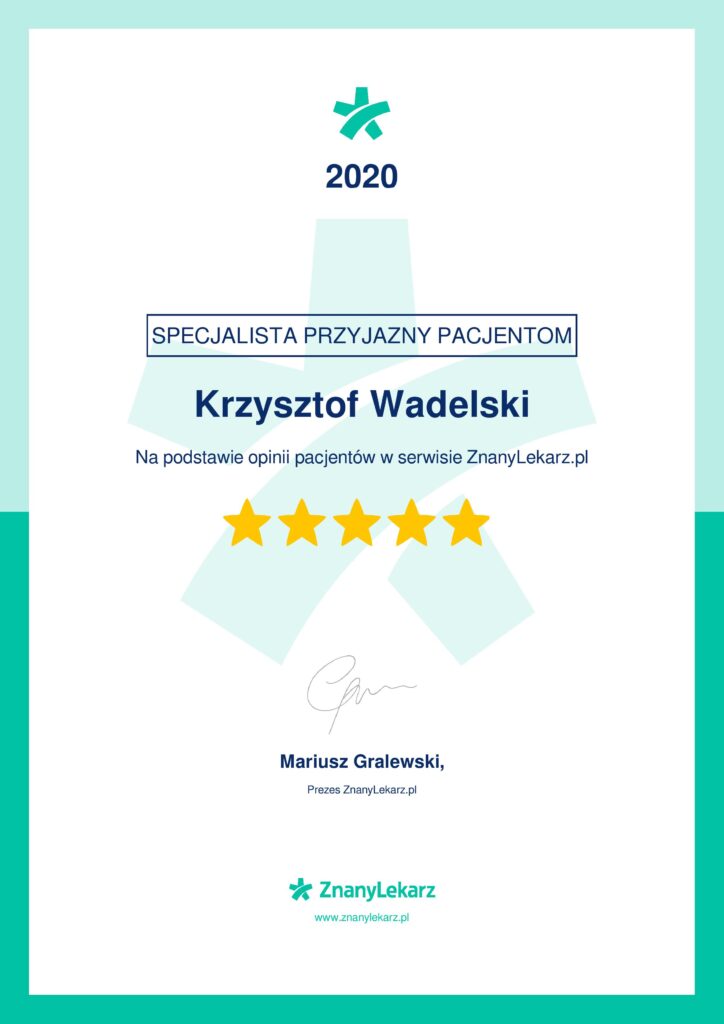 krzysztof-wadelski-znany-lekarz-certificate-2020